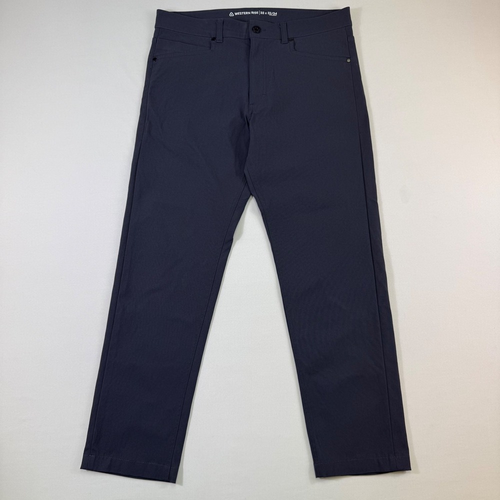 Western Rise AT Pant Mens 33x32/34 Fits 33x28 Dark Grey Technical Stretch Hiking